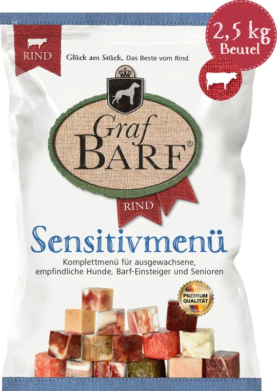 Graf Barf Sensitivmenü Rind 2,5kg